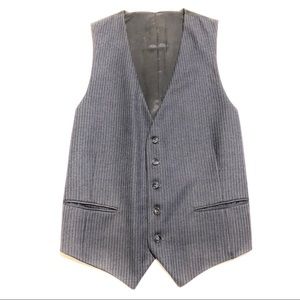 Blue/Gray Vintage YSL Pinstripe Vest